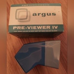 Argus Pre-Viewer IV For 35MM And 127 Color Slides USA Slide Viewer